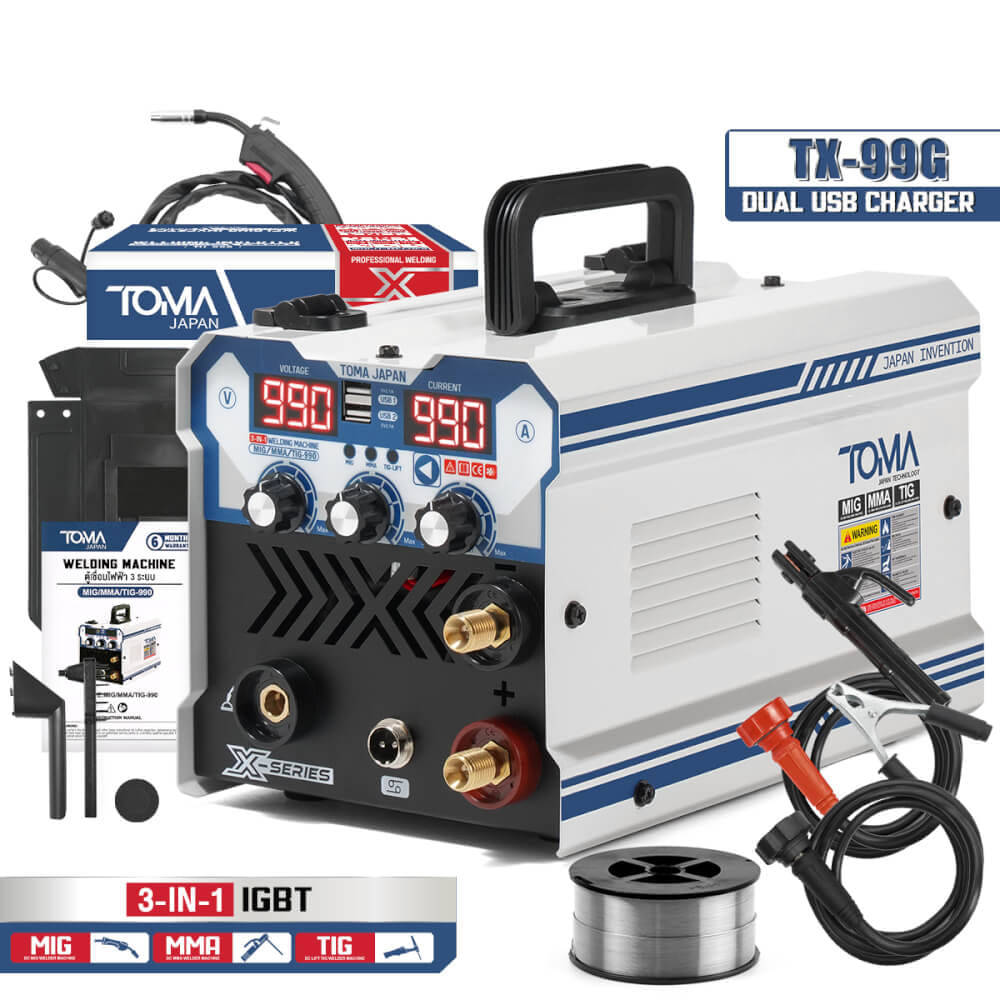 เครื่องเชื่อม INVERTER TOMA JAPAN รุ่น TX-99G 3 ระบบ_9